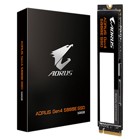Gigabyte AORUS Gen4 5000E/500GB/SSD/M.2 NVMe/Černá/Heatsink/5R