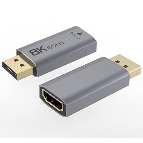 PremiumCord adaptér DisplayPort - HDMI, 8K@60Hz, 4K@144Hz Male/Female, pozlacené konektory