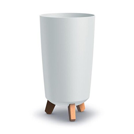 Květináč GRACIA TUBUS SLIM bílý 19,5cm