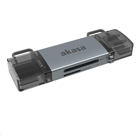 AKASA - 2-In-1 USB 3.2 OTG Dual čtečka karet