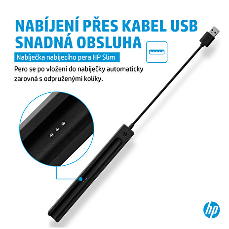 HP Rechargeable Slim Pen Charger-WW