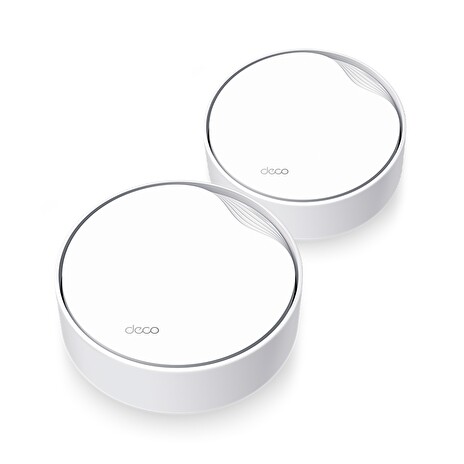 TPLink AX3000 Smart Home WiFi6 System with POE Deco X50-PoE(2-pack)