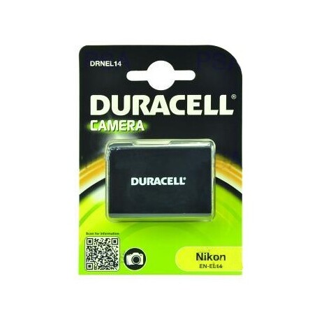 DURACELL Baterie - DRNEL14 pro Nikon EN-EL14, černá, 950 mAh, 7.4 V