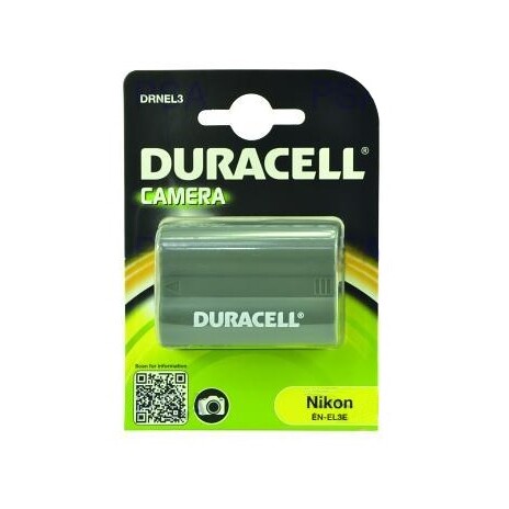DURACELL Baterie - DRNEL3 pro Nikon EN-EL3, černá, 1400 mAh, 7.4 V