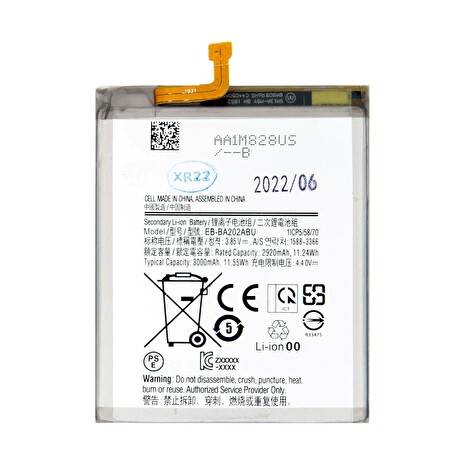 Samsung A20e baterie EB-BA202ABE Li-Ion 3000mAh (OEM)