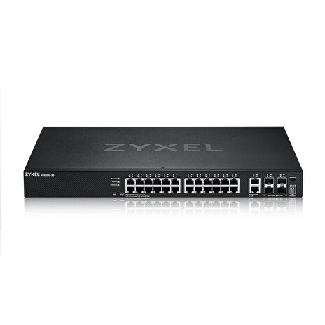 Zyxel XGS2220-30, L3 Access Switch, 24x1G RJ45 2x10mG RJ45, 4x10G SFP+ Uplink, incl. 1 yr NebulaFlex Pro