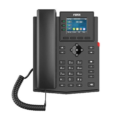 Fanvil X303G SIP telefon, 2,4"bar.disp., 4SIP, dual Gbit, PoE