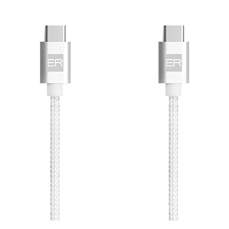 ER POWER USB-C/USB-C 5A (100W) kabel - 2 m – bílý
