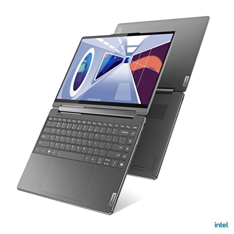 Lenovo YOGA 9 i7-1360P/16GB/1TB SSD/14"/4K/OLED/Touch/60Hz/400nitů/B&W repro/Pero/FPR/WIN11 PRO/šedá/SLEEVE