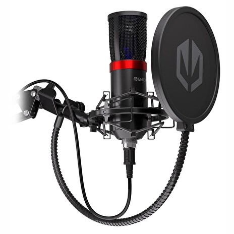Endorfy mikrofon Streaming / streamovací / rameno / pop-up filtr / USB-A