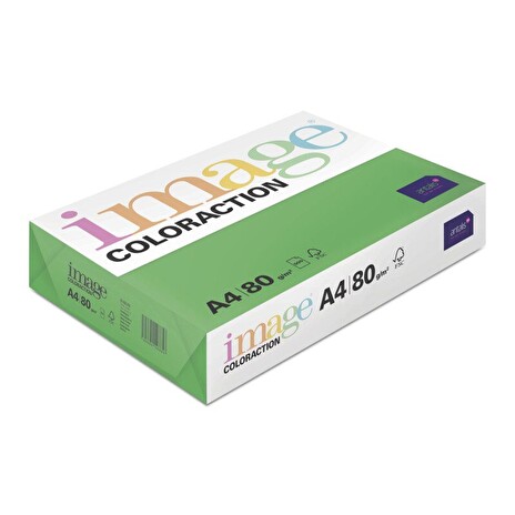 Image Coloraction kancelářský papír A4/80g, Dublin - tmavě zelená (DG47), 500 listů
