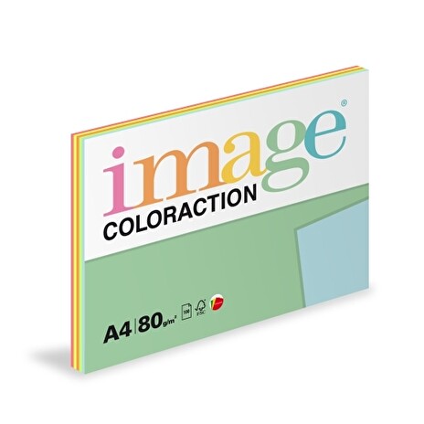 Image Coloraction kancelářský papír A4/80g, Mix reflexní 5x20, mix - 100