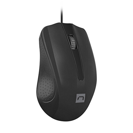 Natec optická myš SNIPE 1200 DPI/Kancelářská/Optická/1 200 DPI/Drátová USB/Černá