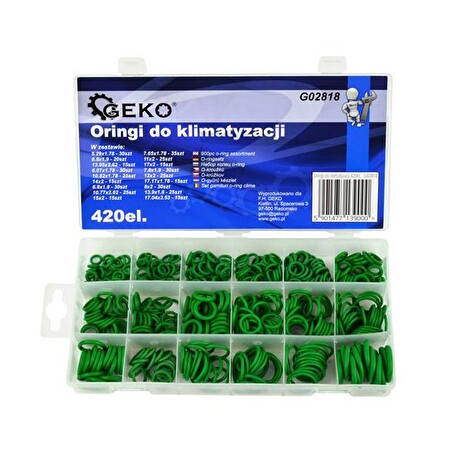 Sada O-kroužků GEKO G02818 420ks