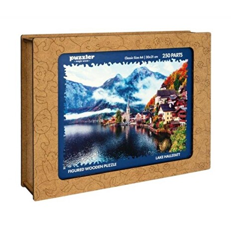 Puzzle Puzzler dřevěné, barevné - Halštatské jezero