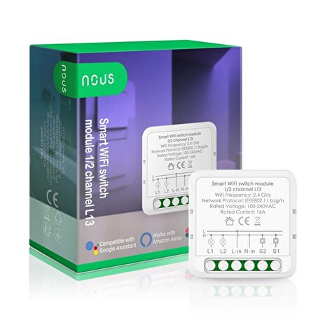 Smart ovladač osvětlení NOUS L13 WiFi Tuya
