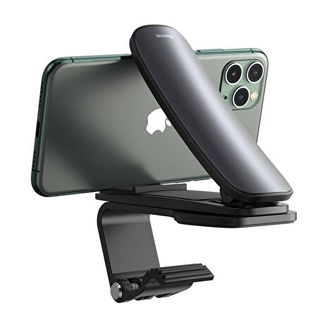 Baseus SUDZ-A01 Big Mouth Držák Telefonu na Palubní Desku s Klipem Black