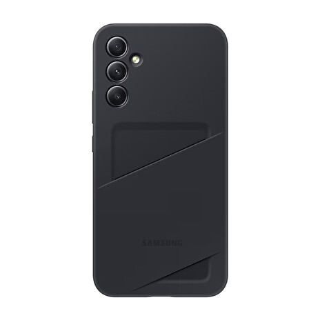 Samsung Zadní kryt s kapsou na kartu pro Samsung Galaxy A34 Black