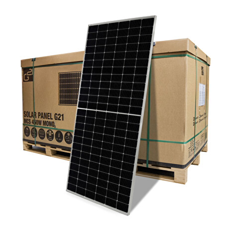 Solární panel G21 MCS LINUO SOLAR 450W mono, hliníkový rám - paleta 31 ks, cena za kus