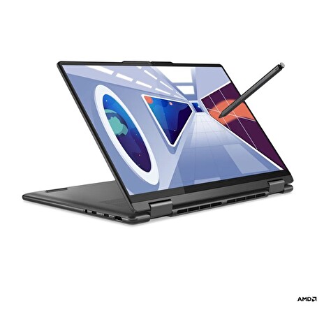 Lenovo YOGA 7 14ARP8 Ryzen 7 7735U/16GB/SSD 1TB/14"/2,8K/OLED/sklo/400nitů/touch/Pero/2r Onsite//WIN11 Home/šedá