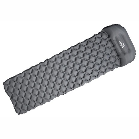 Karimatka Cattara CRYSTAL 195x58x5cm nafukovací šedá