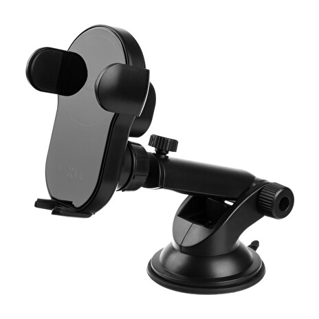 Držák FIXED s rychlým bezdrátovým nabíjením Matic XL na sklo nebo palubní desku, 15W, černý