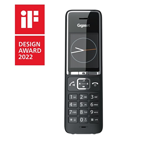 Gigaset-COMFORT 550HX Gigaset - DECT/GAP přídavné sluchátko vč. nabíječky pro bezdrátový telefon, barva černá