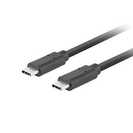 Lanberg USB-C M/M 3.1 GEN 2 kabel 1m 10GB/S PD100W černá