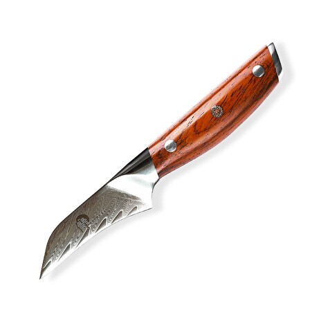 Nůž Dellinger Paring 3" (70mm) Rose-Wood Damascus