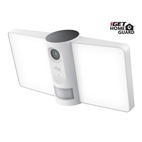iGET HGFLC890 - WiFi venkovní IP FullHD 1080p kamera s LED světlem a zvukem, IP66, 230V, siréna