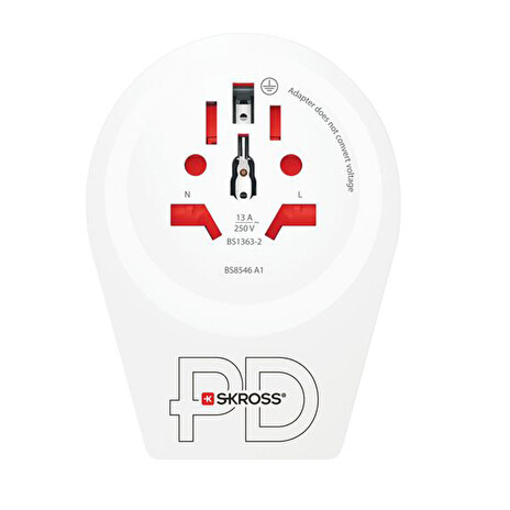 Adaptér cestovní SKROSS C20PD USB Europe pro cizince v ČR