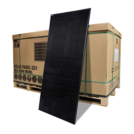 Solární panel G21 MCS LINUO SOLAR 440W mono, černý - paleta 31 ks, cena za kus