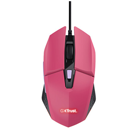TRUST GXT 109 FELOX/Herní/Optická/Pro praváky/6 400 DPI/Drátová USB/Růžová