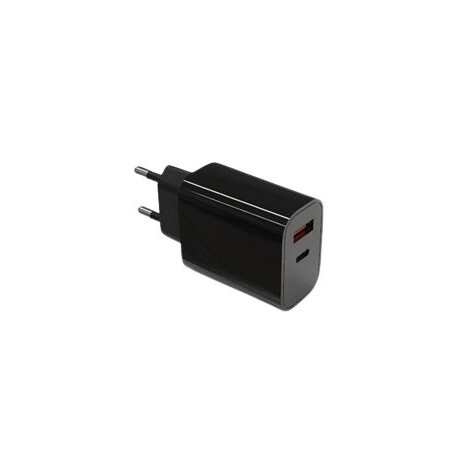 TB Touch USB-C + USB-A černá nabíječka