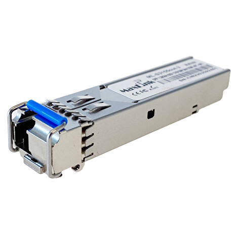 MaxLink 1.25G SFP optický modul, WDM(BiDi), SM, Tx 1310/Rx1550nm, 3km, průmyslový -40C+85C, 1xLC,DDM