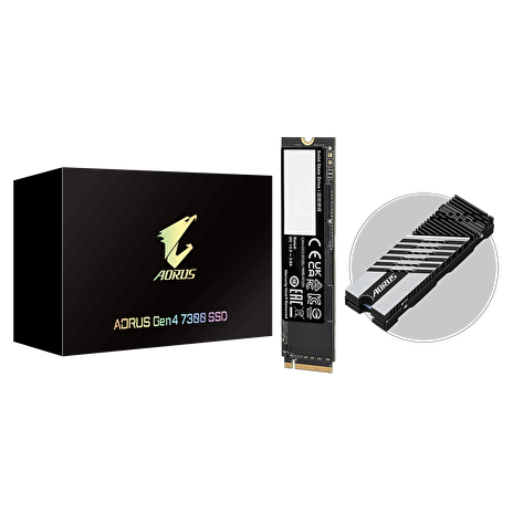 Gigabyte AORUS Gen4 7300/1TB/SSD/M.2 NVMe/Černá/Heatsink/5R