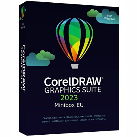 CorelDRAW Graphics Suite 2023 Minibox EU - promo