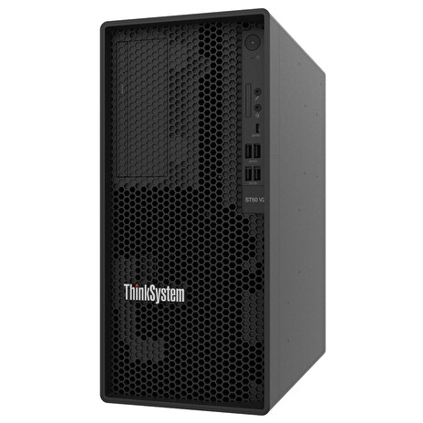 Lenovo ThinkSystem ST50v2 Xeon E-2324G 4C 65W 3.1GHz/1x16GB/2x1TB NHS 3,5"(3)/SW RAID/noDVD/AMT/500W fix