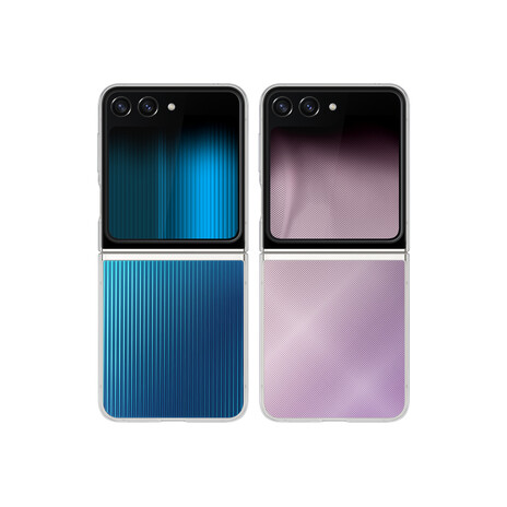 Samsung Designový kryt FlipSuit pro Galaxy Z Flip5 Transparent
