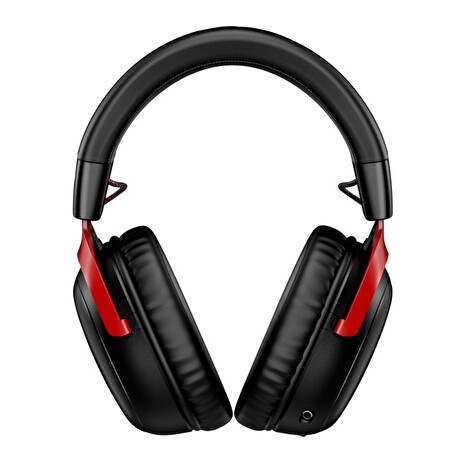 HP HyperX Cloud III/USB-C/Drát/USB/Bezdrát/Černá-červená