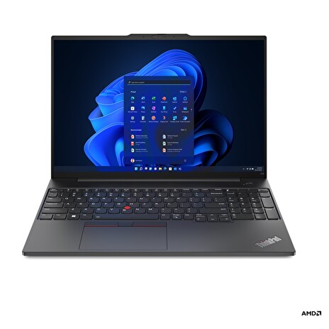 Lenovo ThinkPad E/E16 Gen 1 (AMD)/R5-7530U/16"/WUXGA/16GB/512GB SSD/RX Vega 7/W11P/Black/3R