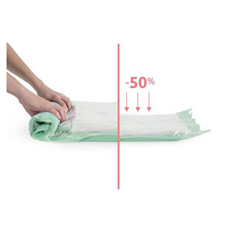 Sada cestovních úložných sáčků COMPACTOR RAN4293 Jet Roll Bags L 2ks