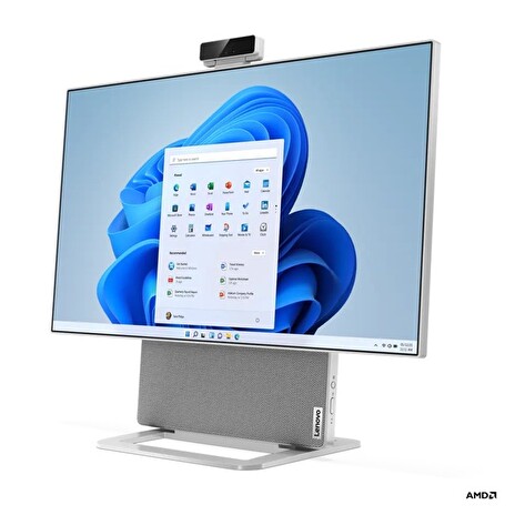 Lenovo YOGA AIO 7 27ARH7 Ryzen 7 6800H 8C/16GB/SSD 1TB/27"/UHD/IPS/400nitů/JBL repro/3r On-Site/WIN11 Home/stříbrná