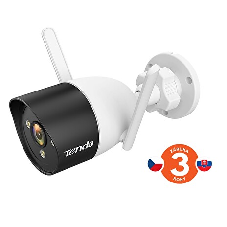 Tenda RT3 - Venkovní IP66 Wi-Fi FullHD kamera, noční LED, dvoucestné audio, detekce pohybu, CZ app