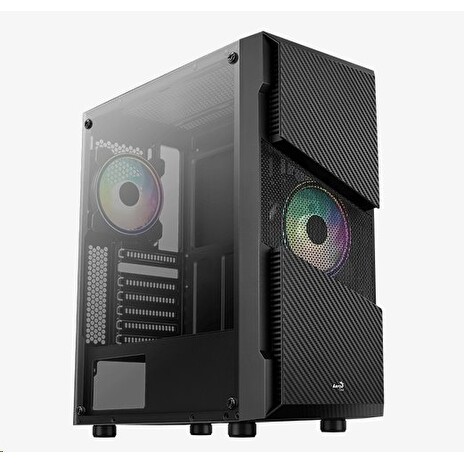 AeroCool MC G Bolt Mini-G-BK-v1, skříň Micro Tower, mATX, 2xUSB 2.0, 1xUSB 3.0, RGB