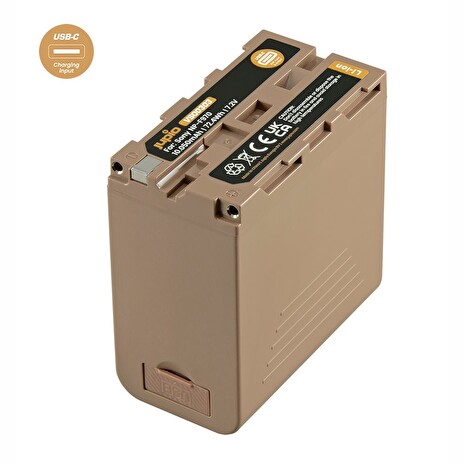Baterie Jupio NP-F970 *ULTRA C* 10050mAh s USB-C vstupem pro nabíjení