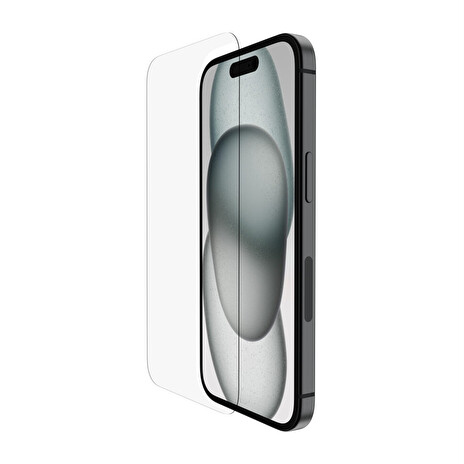 Belkin SCREENFORCE™ UltraGlass2 Anti-Microbial ochranné sklo pro iPhone 16 / 15 / 14 Pro