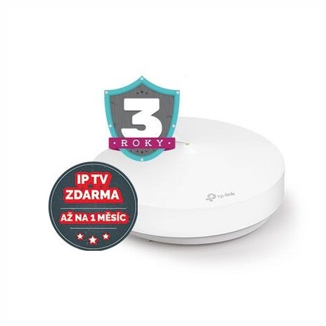 WiFi router TP-Link Deco M9 Plus(1-pack) AC2200 , 2x GLAN, 1x USB/ 400Mbps 2,4GHz/ 1734Mbps 5GHz, BT, ZigBee, poškozený