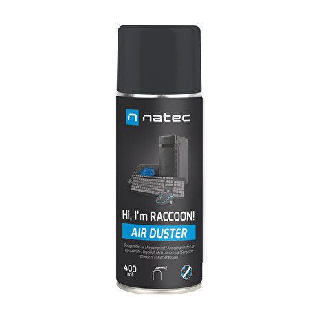 Natec stlačený vzduch RACCOON AIR 400 ml