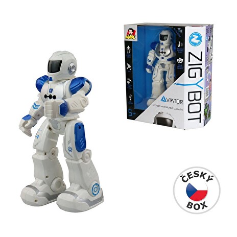 Robot Zigybot Viktor 27cm, 21 funkcí (modrý)